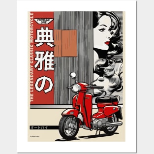 Classic Motorcycle Posters and Art